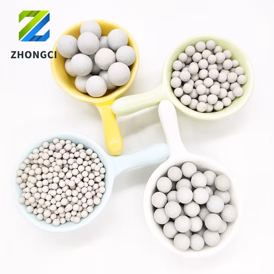 Bola de cerámica de alúmina inerte Contenido de alúmina 23% Bola de embalaje de cerámica